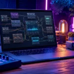 Modular Effects Plugin Nodes Hits Laptop